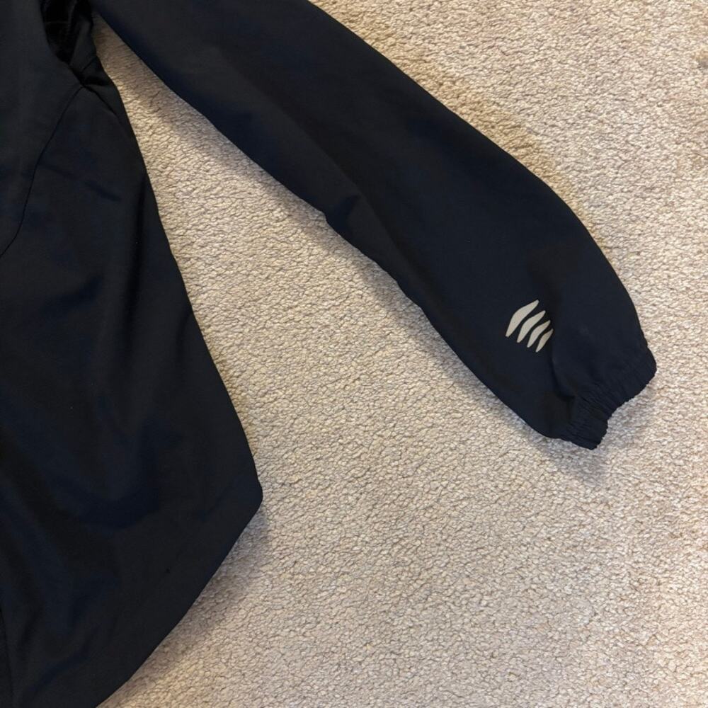 VTG Nike Windbreaker Jacket Mens Size M Black Zip Up Nike Swoosh 90s Pockets - Picture 5 of 6